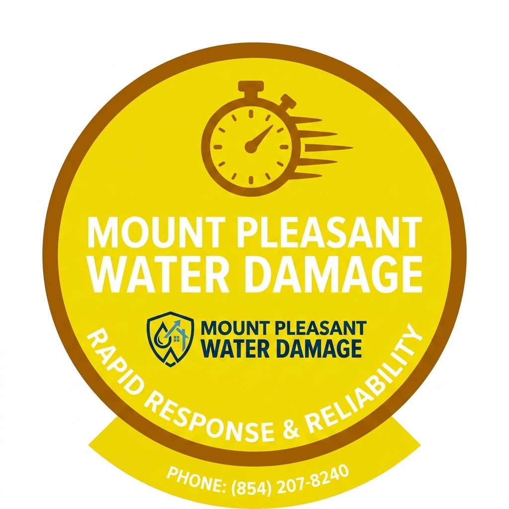 Mount Pleasant Water Damage rapid response badge